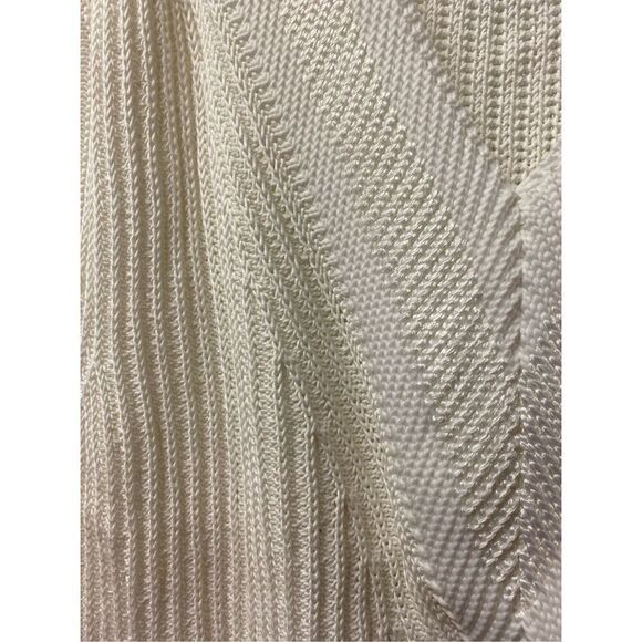 Rag & Bone Womens Deep V Neck Oversize Sweater Vest White Ivory Size Small - Picture 3 of 5